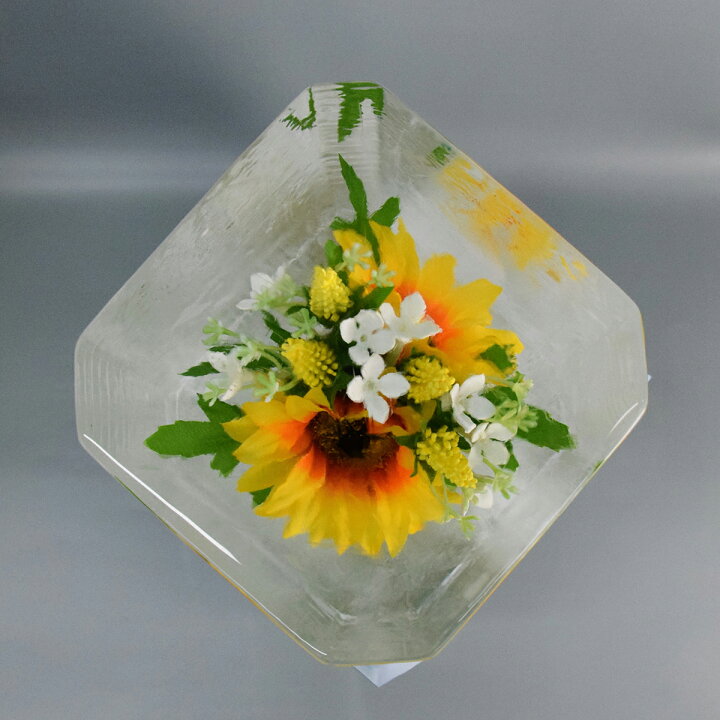 楽天市場】氷華 / 氷中花 「ひまわり」sun flower 氷に閉じ込めた儚い 