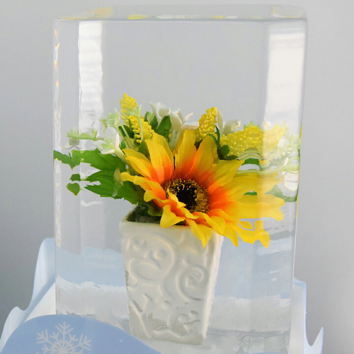 楽天市場】氷華 / 氷中花 「ひまわり」sun flower 氷に閉じ込めた儚い 