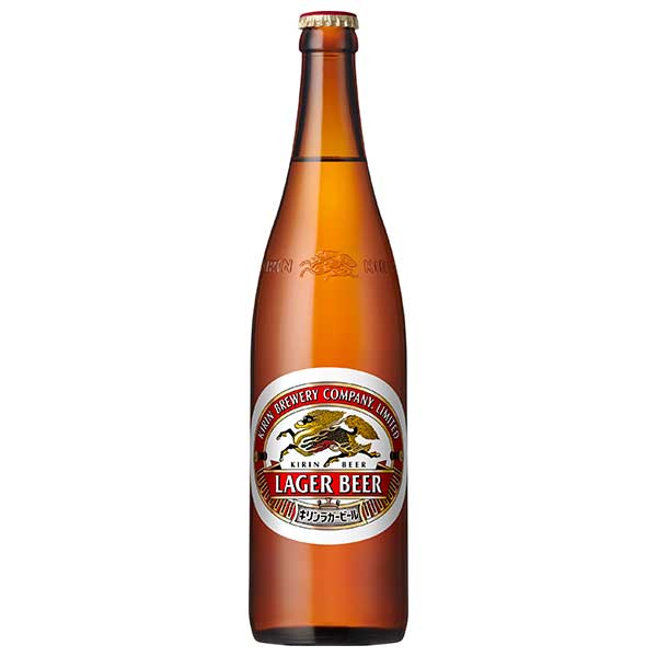 キリン ラガービール 大瓶 633ml × 20本[ケース販売][キリン ビール 国産 ALC5%]【ギフト不可】 | ハードリカー　楽天市場店