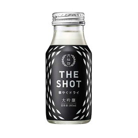 月桂冠 月桂冠 THE SHOT 華やぐドライ(大吟醸) [瓶] 180ml × 30本[ケース販売] [月桂冠 日本 清酒 日本酒 15度 中口 やや淡麗]【ギフト不可】