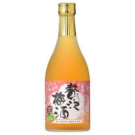 合同 贅沢梅酒 14度 [瓶] 500ml × 6本[ケース販売][合同酒精 オノエン リキュール(梅酒) 日本 110708]【ギフト不可】