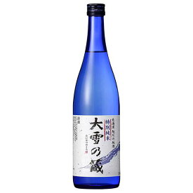 合同 大雪乃蔵 特別純米 15度 [瓶] 720ml × 6本[ケース販売][合同酒精 オノエン 清酒(純米酒) 日本 177271]【ギフト不可】