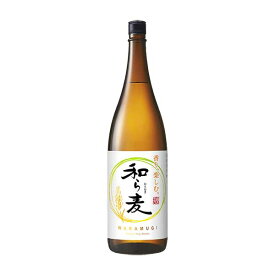 サッポロ 和ら麦 本格麦焼酎 25度 [瓶] 1.8L 1800ml × 6本[ケース販売] 送料無料(沖縄対象外) [サッポロ 麦焼酎 日本 P790]