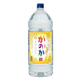 麦焼酎 かのか 25度 [PET] 4L 4000ml × 4本[ケース販売] 送料無料(沖縄対象外) [アサヒビール 日本 焼酎甲類 48370]