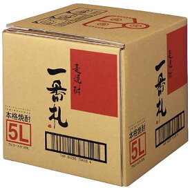 麦焼酎 一番札 25度 [BIB] 5L 5000ml × 1本[ケース販売] 送料無料(沖縄対象外) [アサヒビール 日本 麦焼酎乙類 41253]