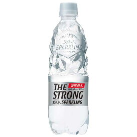 サントリー THE STRONG(ザ ストロング) 天然水スパークリング [PET] 510ml x 24本[ケース販売][サントリー SUNTORY 飲料 日本 炭酸水 MWSTA]