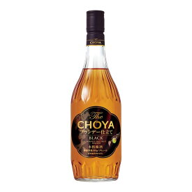 チョーヤ 梅酒 The CHOYA BLACK(ザ チョーヤ ブラック) [瓶] 700ml × 6本[ケース販売] 送料無料(沖縄対象外) あす楽対応[チョーヤ梅酒 日本 大阪府 リキュール 梅酒]