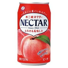 不二家 ネクターピーチ [缶] 350ml × 24本 [ケース販売] [3ケースまで同梱可能][伊藤園]