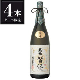 大七 純米吟醸 皆伝 1.8L 1800ml × 4本 [ケース販売] [大七酒造 福島県 OKN]【ギフト不可】