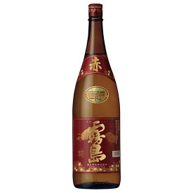 赤霧島 芋焼酎 25度 [瓶] 1.8L 1800ml × 6本 あす楽対応 [ケース販売] [霧島酒造 宮崎県]【ギフト不可】