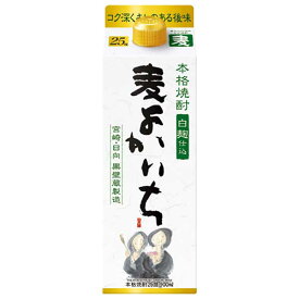 本格焼酎 よかいち 麦 25度 [紙パック] 900ml × 6本 [ケース販売]送料無料(沖縄対象外)[宝酒造 日本 宮崎県]