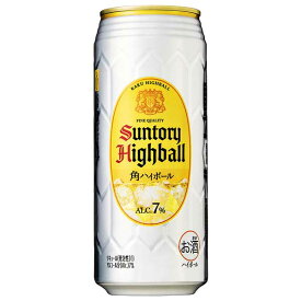 サントリー 角ハイボール [缶] 500ml x 24本[ケース販売] 送料無料(沖縄対象外) [2ケースまで同梱可能] [サントリー チューハイ リキュール ALC7% S1H4L 日本]