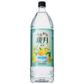 サントリー ふんわり鏡月 ゆず 16度 [PET] 1.8L 1800ml x 6本[ケース販売] 送料無料(沖縄対象外) [サントリー 大韓民国 リキュール 16GZYP]