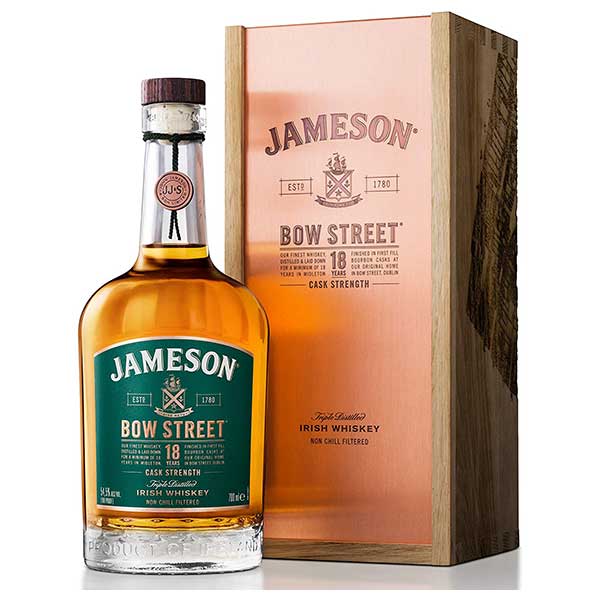 ウイスキー 新色追加 whisky 母の日 父の日 御中元 御歳暮 内祝い 4年保証 ジェムソン ストリート 55度 ボウ 18年 700ml アイルランド アイリッシュウイスキー ペルノ