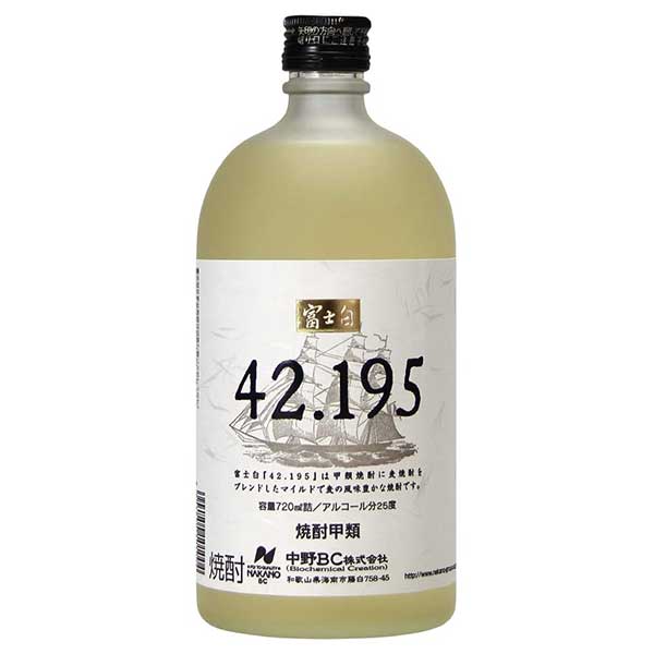 AL完売しました。 熟成甲類焼酎 distilled spirit sake 母の日 物品 父の日 御中元 御歳暮 中野BC 720ml 内祝い 甲類焼酎 42.195 和歌山 25度 日本