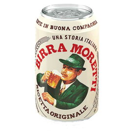 モレッティ ビール [缶] 330ml x 24本[ケース販売][モンテ イタリア ビール 009011]【同梱不可】