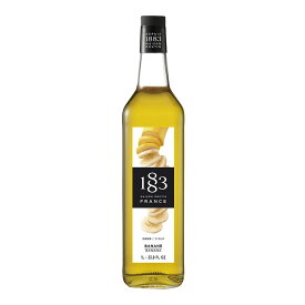1883(メゾン ルータン) バナナ 1L 1000ml [デニオ総合研究所 1883 MAISON ROUTIN フランス シロップ スイーツ 割り材] ギフト プレゼント 敬老の日 お歳暮 御歳暮