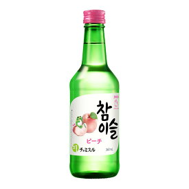 眞露 JINRO ジンロ チャミスル ピーチ 13度 [瓶] 360ml x 2本 送料無料(本州のみ) [眞露 JINRO ジンロ 韓国 リキュール] ギフト プレゼント 敬老の日 お歳暮 御歳暮