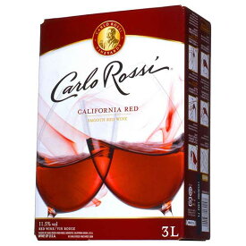 カルロ ロッシ レッド 3L 3000ml x 4本 [ケース販売] バッグ イン ボックス ワイン[サントリー アメリカ カリフォルニア ライトボディ 赤ワイン]
