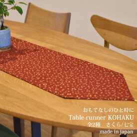 テーブルランナー 日本製 お祝い 飾り付け 正月 クリスマス ( 180×35cm 房含まず ) 洗濯OK 還暦 古希 喜寿 傘寿 米寿 卒寿 の年祝行事やプレゼントに！ ランチョンマット [ ゆうパケット 送料160円 ]