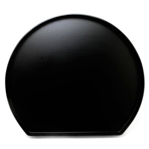 漆器・一閑張り:黒半月膳・藤井収《お膳》