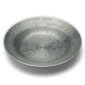 錫器：錫段付茶托・小・ゆり工房《茶托》