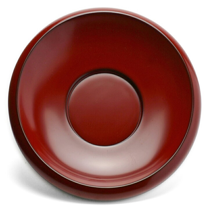楽天市場】漆器：本朱蓮弁茶托・大・奥田志郎《茶托・15.0cm》 : 和 