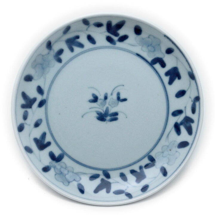 楽天市場】染付：花唐草6寸皿・藤塚光男《中皿・18.6cm》 : 和食器の 
