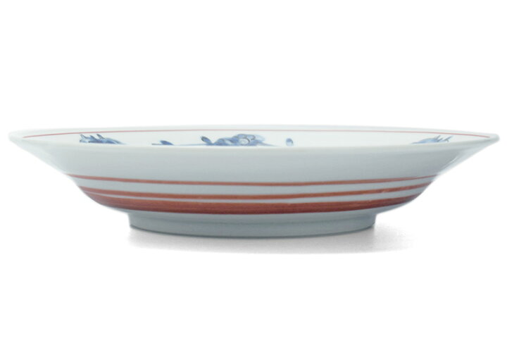 楽天市場】九谷焼：丹ぱん呉須魚文深皿・正木春蔵《中皿・21.5cm 