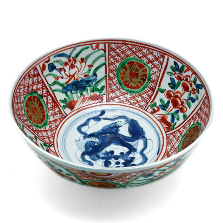 楽天市場】九谷焼：呉須赤絵玉取獅子文鉢・正木春蔵《大鉢・25.5cm 