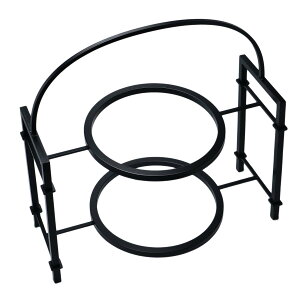 鉄器:アフタヌーンティースタンド2段・戸口絢賀《食卓小物》