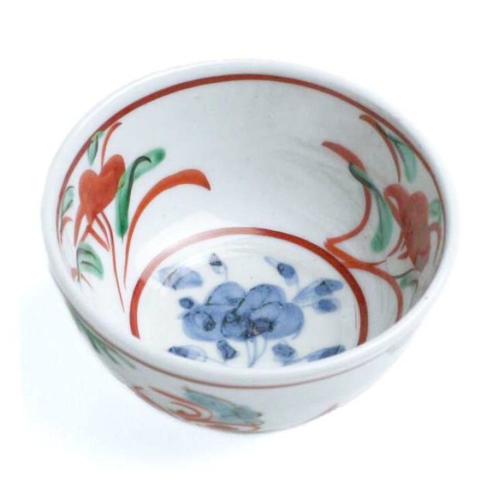 楽天市場】九谷焼：呉須赤絵牡丹文茶碗・須田菁華《汲出・9.0cm》 : 和 