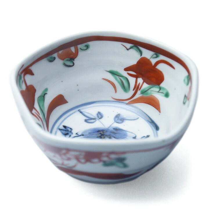 楽天市場】九谷焼：呉洲赤絵牡丹文五角向付・須田菁華《小鉢・11.5cm 