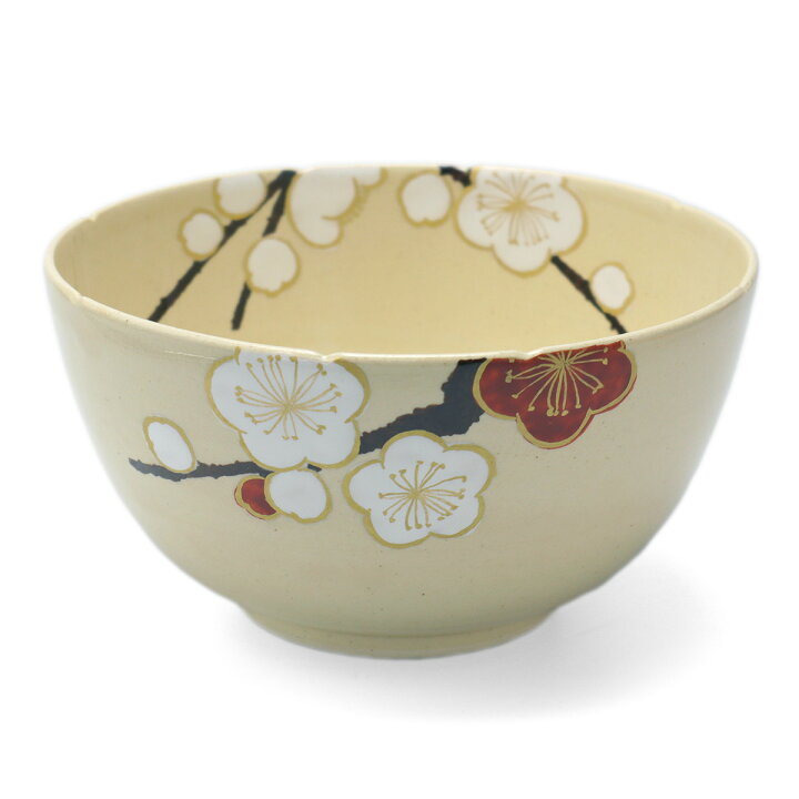 楽天市場】京焼・色絵梅紋輪花向付・伏原博之《小鉢・12.0cm》 : 和 