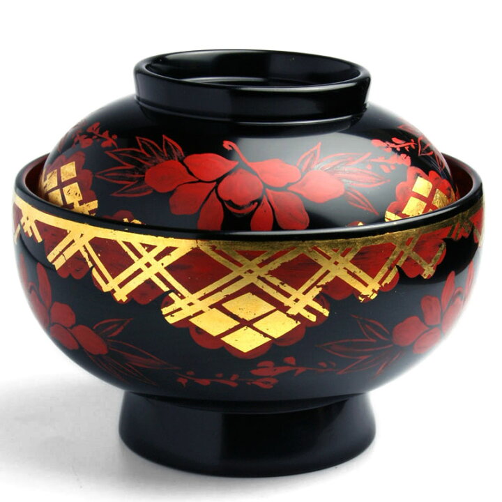 楽天市場】漆器・輪島塗：秀衡紋椀・奥田志郎・山本哲《汁椀・雑煮椀  