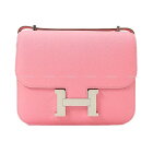 【ご褒美に★】HERMES エルメス ショルダーバッグ コンスタンス3 ミニ 18 ローズコンフェッティ エプソン シルバー金具 新品 (HERMES Shoulder bag Constance3 mini 18 Rose Confetti Epsom SHW[Brand New][Authentic])【あす楽対応】#yochika