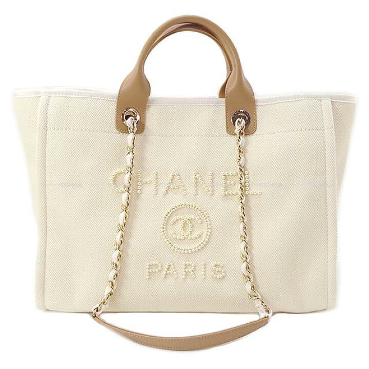 楽天市場】【ご褒美に☆】CHANEL シャネル パール ドーヴィル 2Way 