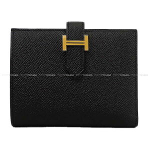 HERMES GX xARpNg  (ubN) Gv\ S[h ܂z W Vi(HERMES Bearn Compact Noir (Black) Veau Epsom Gold HW Bi-fold wallet[BRAND NEW][Authentic])