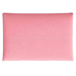HERMES �G�����X �J�����B �f���I ���[�Y�R���t�F�b�e�B �G�v�\�� �V���o�[���� �J�[�h�P�[�X G���� �V�i(HERMES Calvi Duo Rose Confetti Veau Epsom Silver HW card holder[BRAND NEW][Authentic])