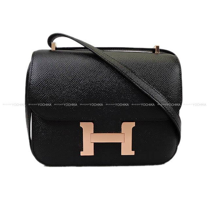 楽天市場】HERMES エルメス コンスタンス3 ミニ 18 黒 (ブラック 