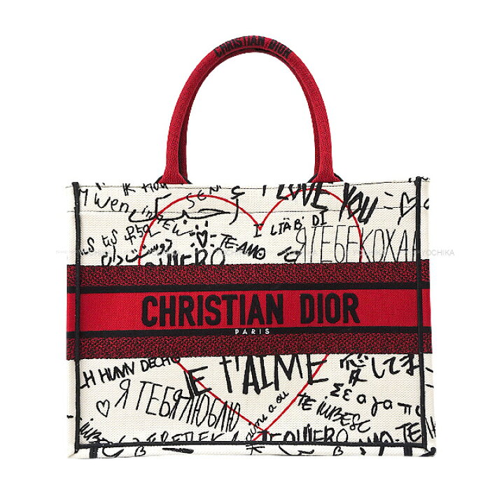 楽天市場】Dior ディオール ブックトート ミディアム アムール 