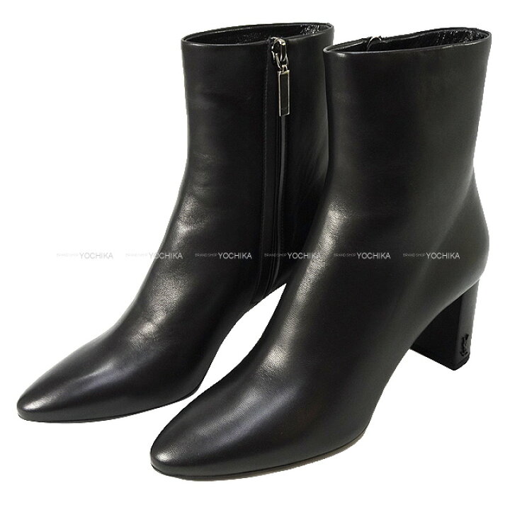 楽天市場】SAINT LAURENT サンローラン ルー95 アンクルブーツ YSLロゴ 