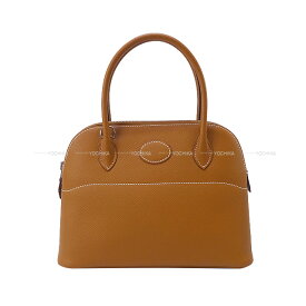 HERMES エルメス ボリード27 ゴールド エプソン シルバー金具 ショルダーバッグ Z刻印 新品同様【中古】([Pre-loved] HERMES Bolide27 Gold Veau Epsom Silver HW Shoulder bag[LIKE NEW][Authentic])【あす楽対応】#yochika