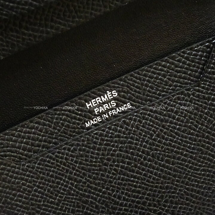 楽天市場】HERMES エルメス ベアン カードケース ソーブラック 