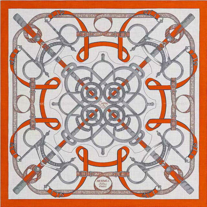 楽天市場】HERMES エルメス カレ140 黄金の拍車 Eperon d