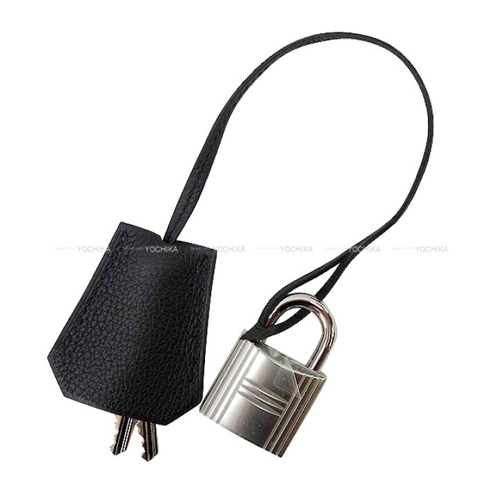 楽天市場】HERMES エルメス アッカド GM 黒 (ブラック) トゴ シルバー 