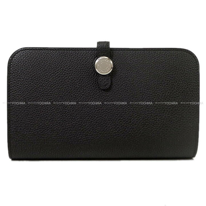 楽天市場】HERMES エルメス ドゴン GM 黒 (ブラック) トゴ シルバー 