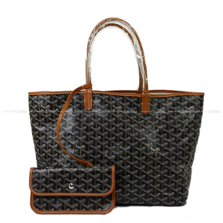 楽天市場】GOYARD ゴヤール サンルイ PM 黒 (ブラック)/ブラウン PVC 