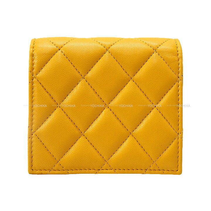 楽天市場】CHANEL シャネル ココマーク スモールウォレット マスタード 
