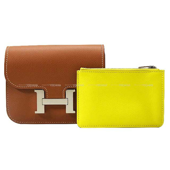 楽天市場】HERMES エルメス コンスタンス スリム バイカラー ゴールド 